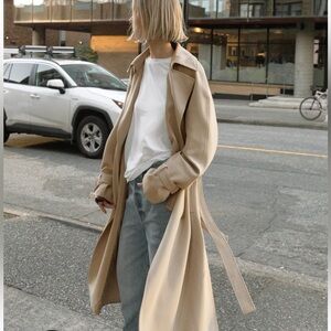 Oak + Fort Oversized Trench Coat